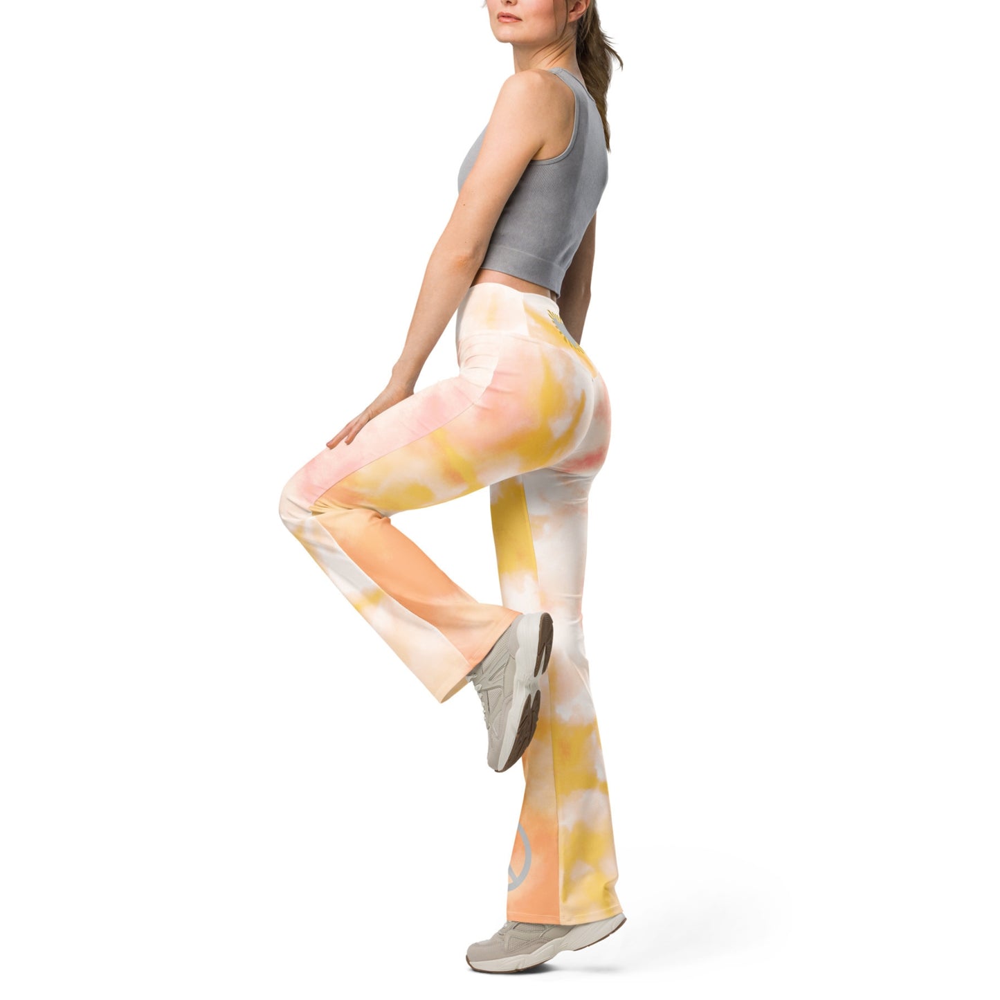 Sunrise Tie-dye Peace Sign Pants