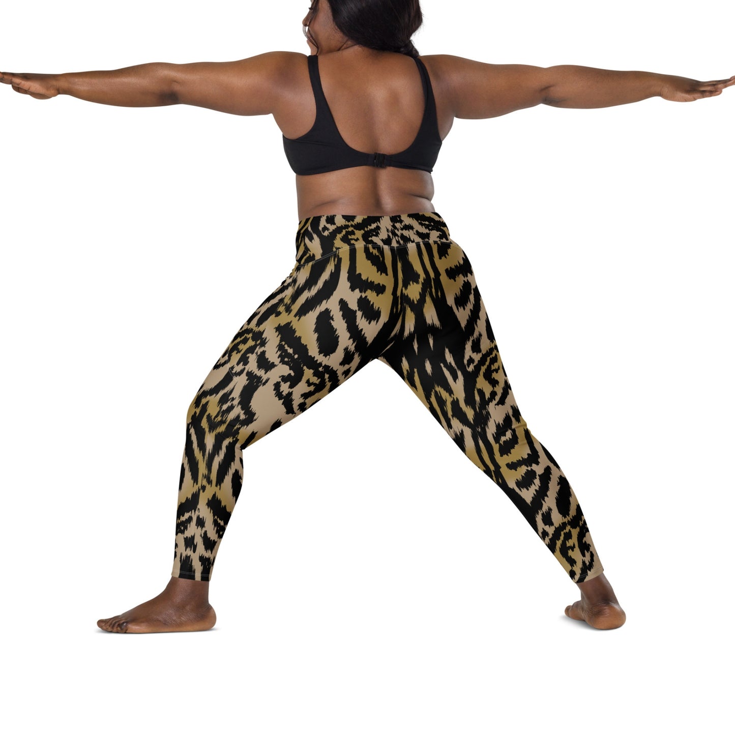 Wild Animal Crossover Leggings with Pockets