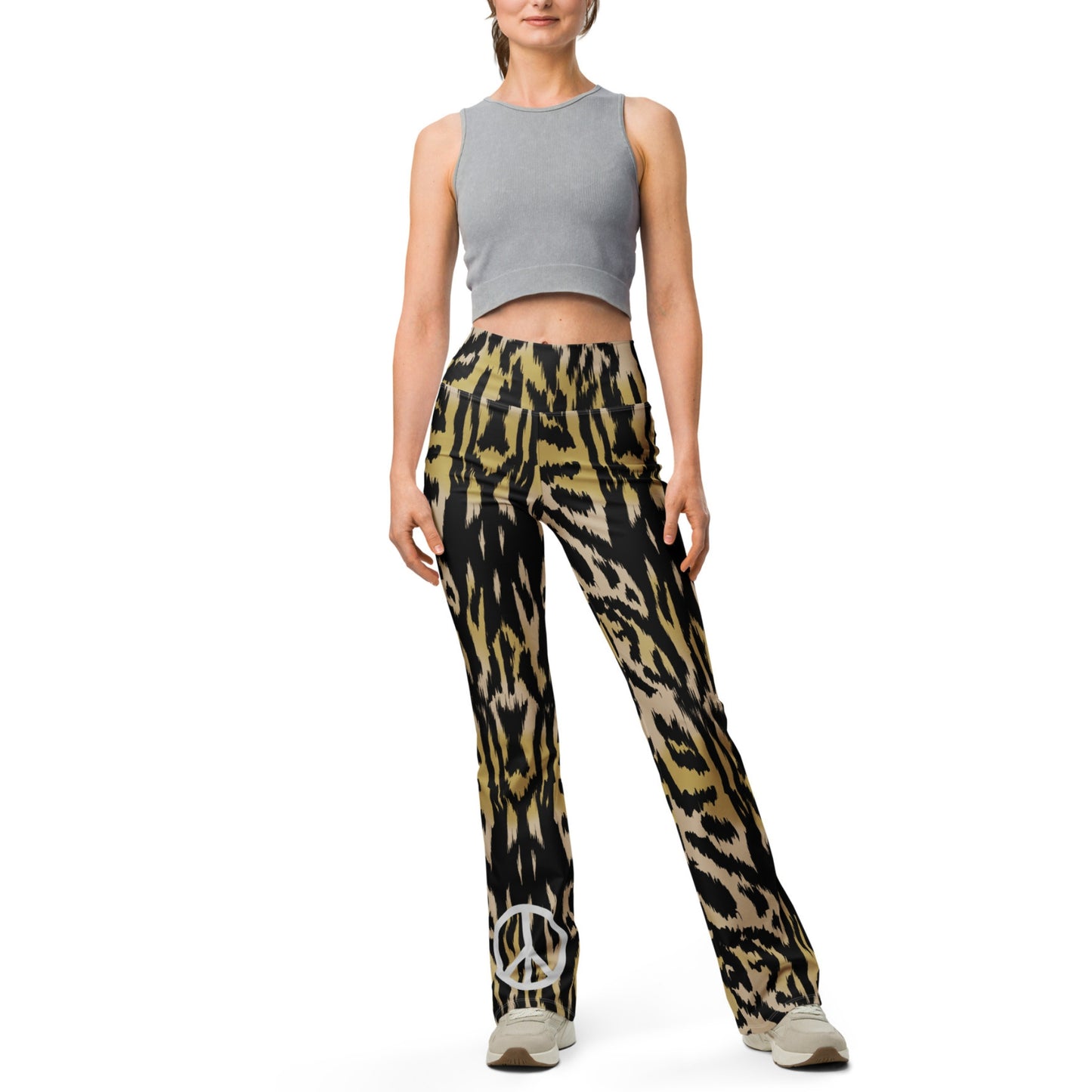 Wild Animal Peace Sign Pants