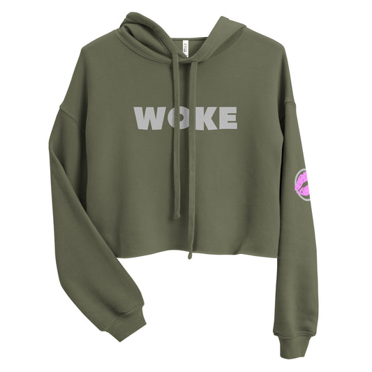 WOKE Women's Crop Hoodie