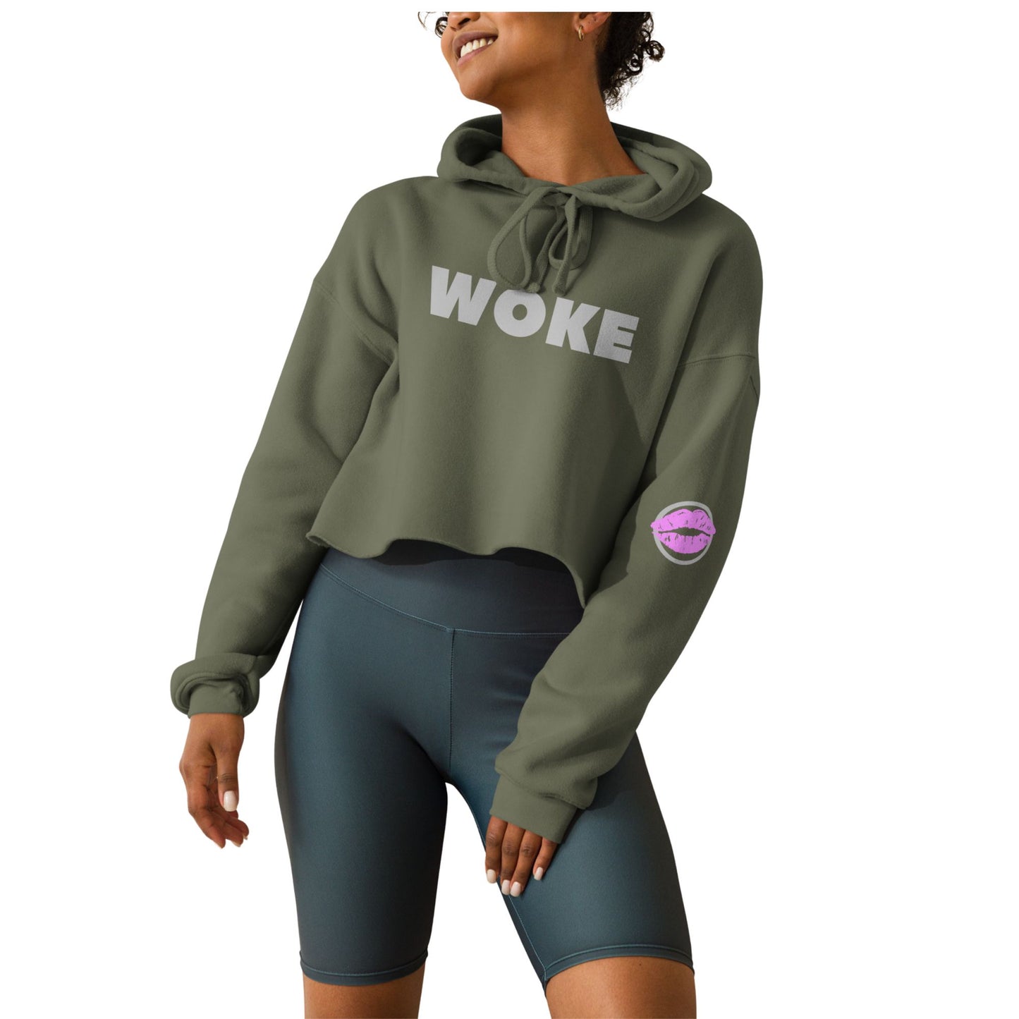 WOKE Women's Cropped Hoodie