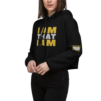 I Am That I Am Manifesting Women's Cropped Hoodie