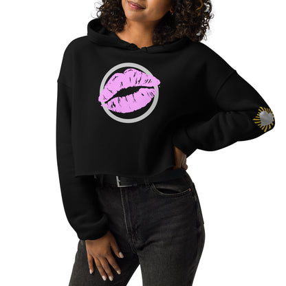 Hot Lips Women's Cropped Hoodie