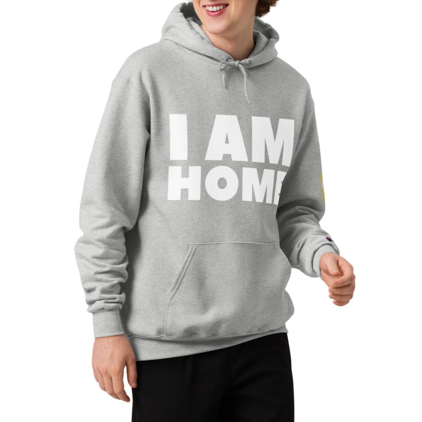 I Am Home Manifesting Unisex Champion Hoodie