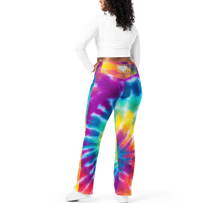 Trippin Out Tie-Dye Peace Sign Pants