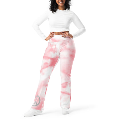Pretty in Pink Peace Sign Pants
