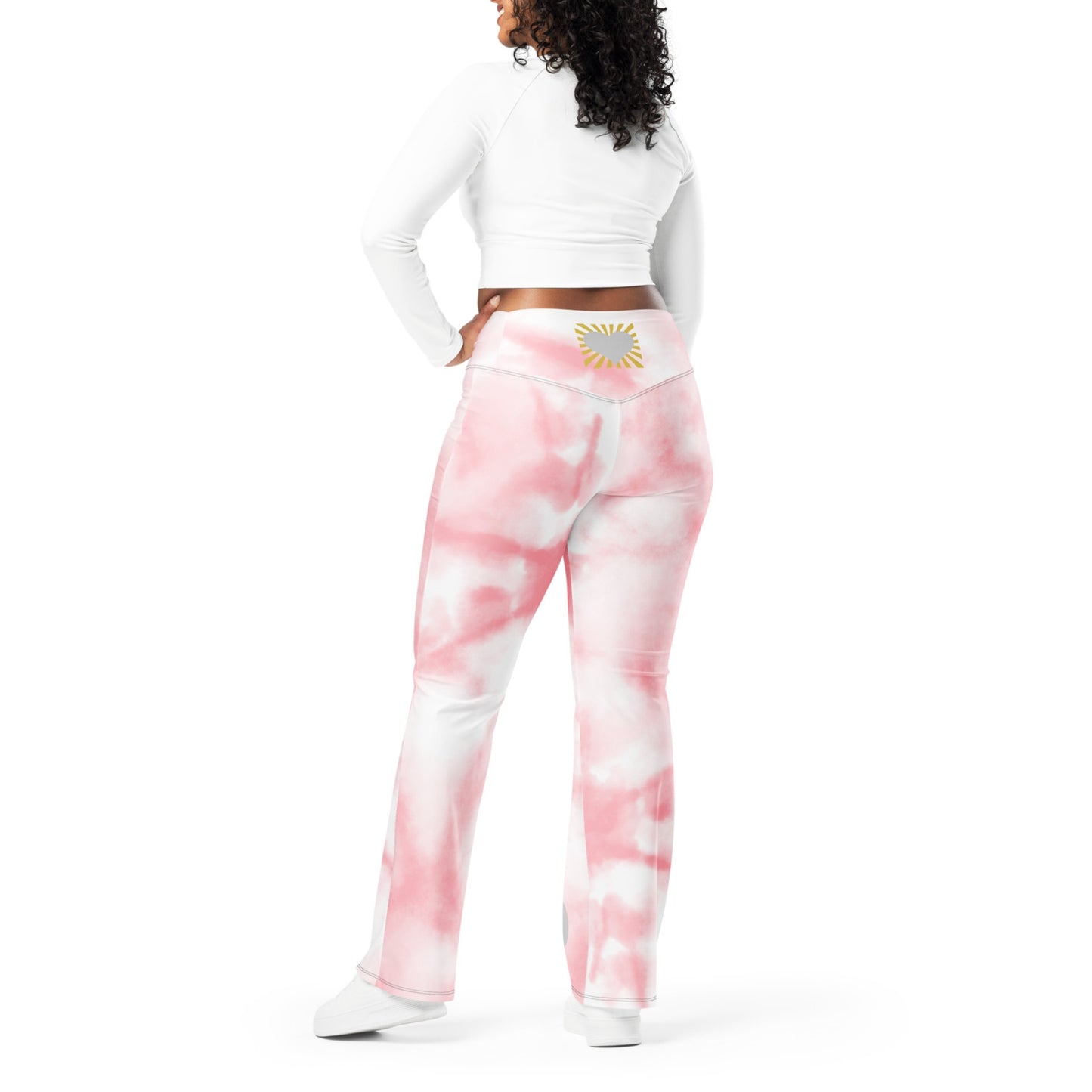 Pretty in Pink Peace Sign Pants