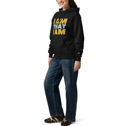 I Am That I Am Manifesting Unisex Champion Hoodie