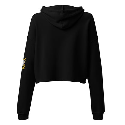 I Am Rich Manifesting Women's Crop Hoodie