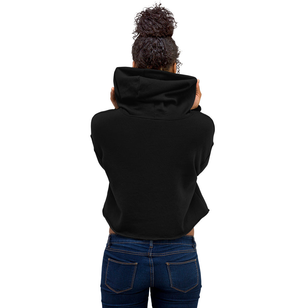 I Am Blessed Manifesting Women's Crop Hoodie