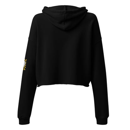 I Am Lucky Manifesting Women's Crop Hoodie