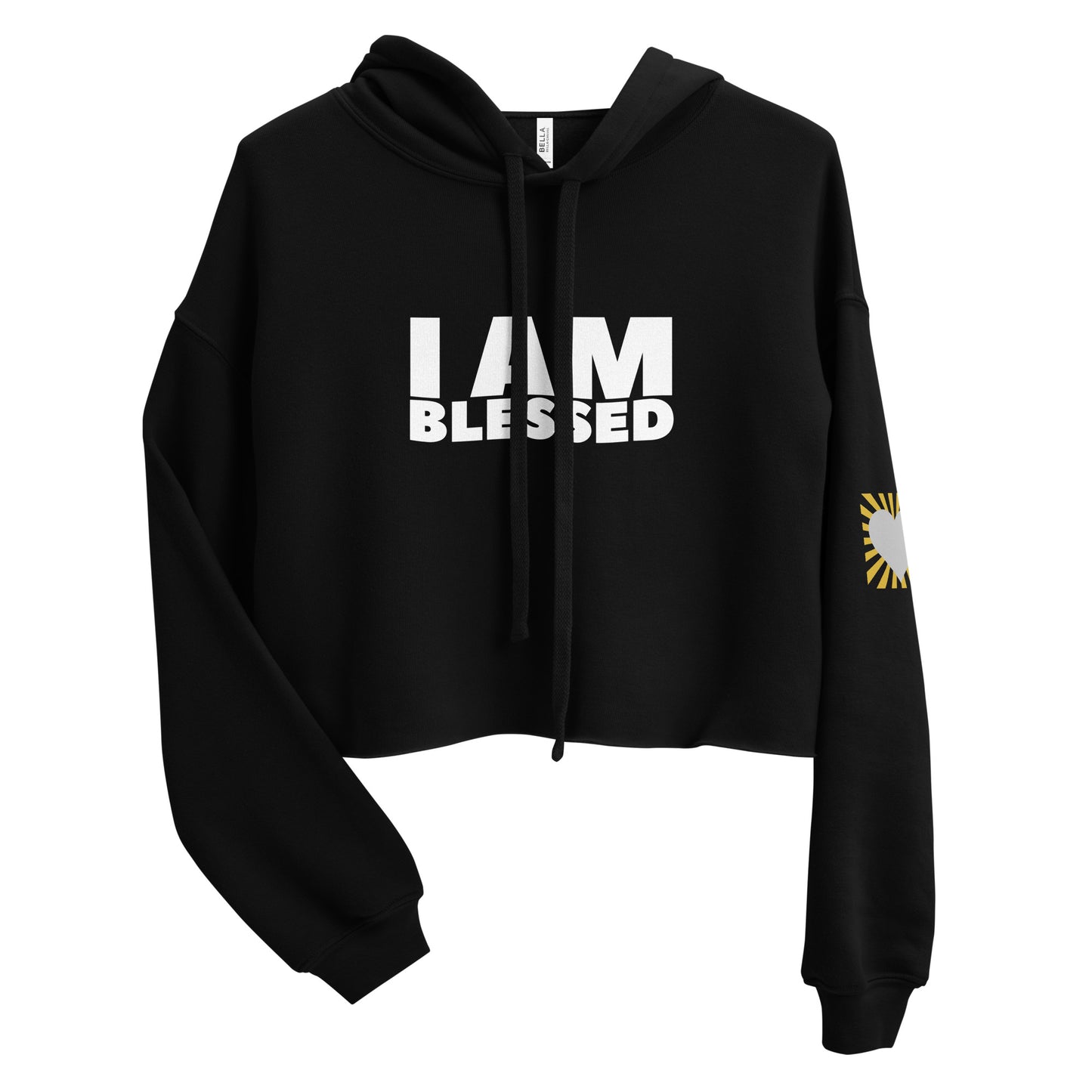 I Am Blessed Manifesting Women's Crop Hoodie