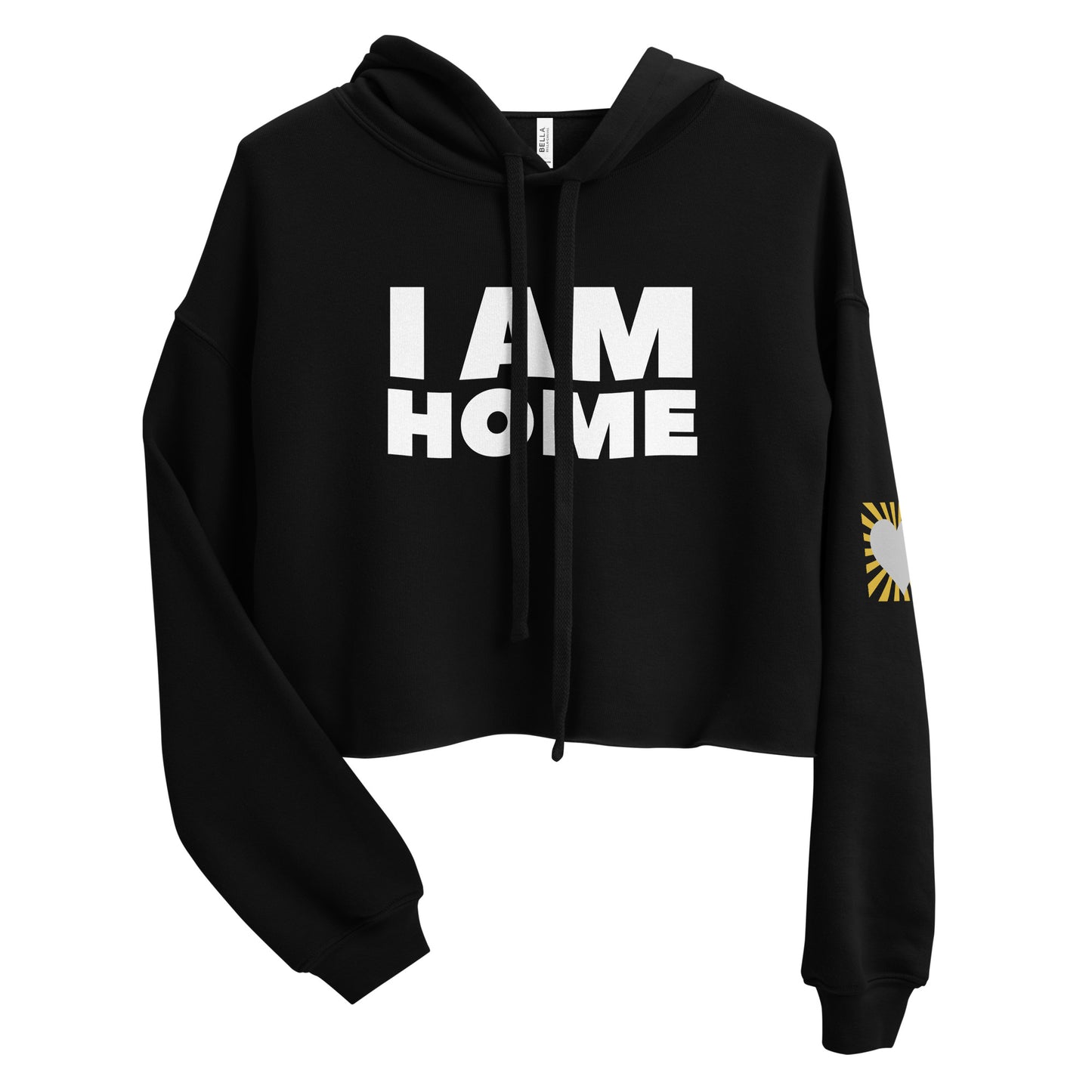I Am Home Manifesting Women's Cropped Hoodie