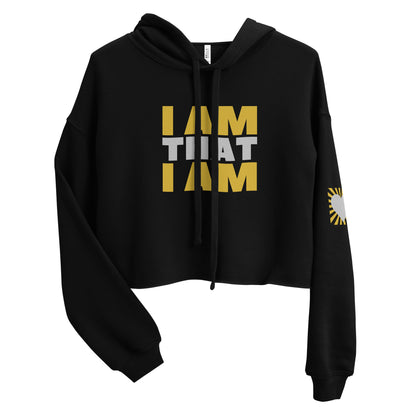 I Am That I Am Manifesting Women's Cropped Hoodie