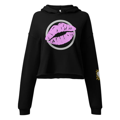 Hot Lips Women's Crop Hoodie