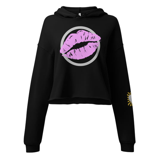 Hot Lips Women's Crop Hoodie