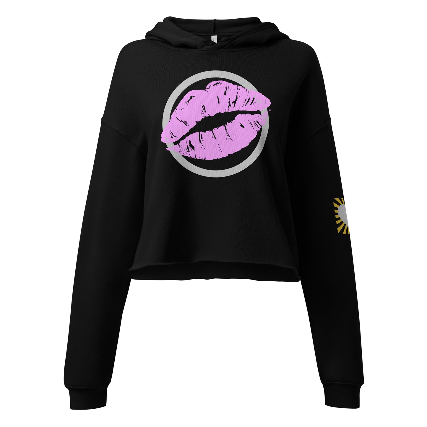 Hot Lips Women's Cropped Hoodie