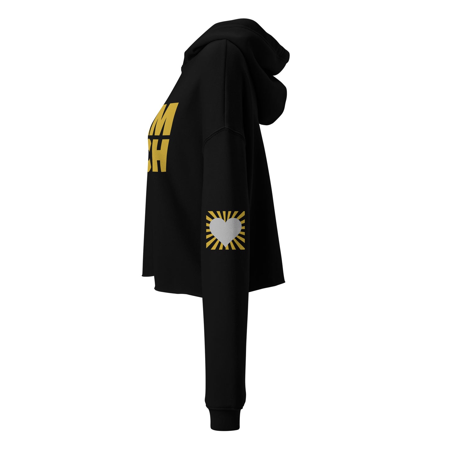 I Am Rich Manifesting Women's Crop Hoodie