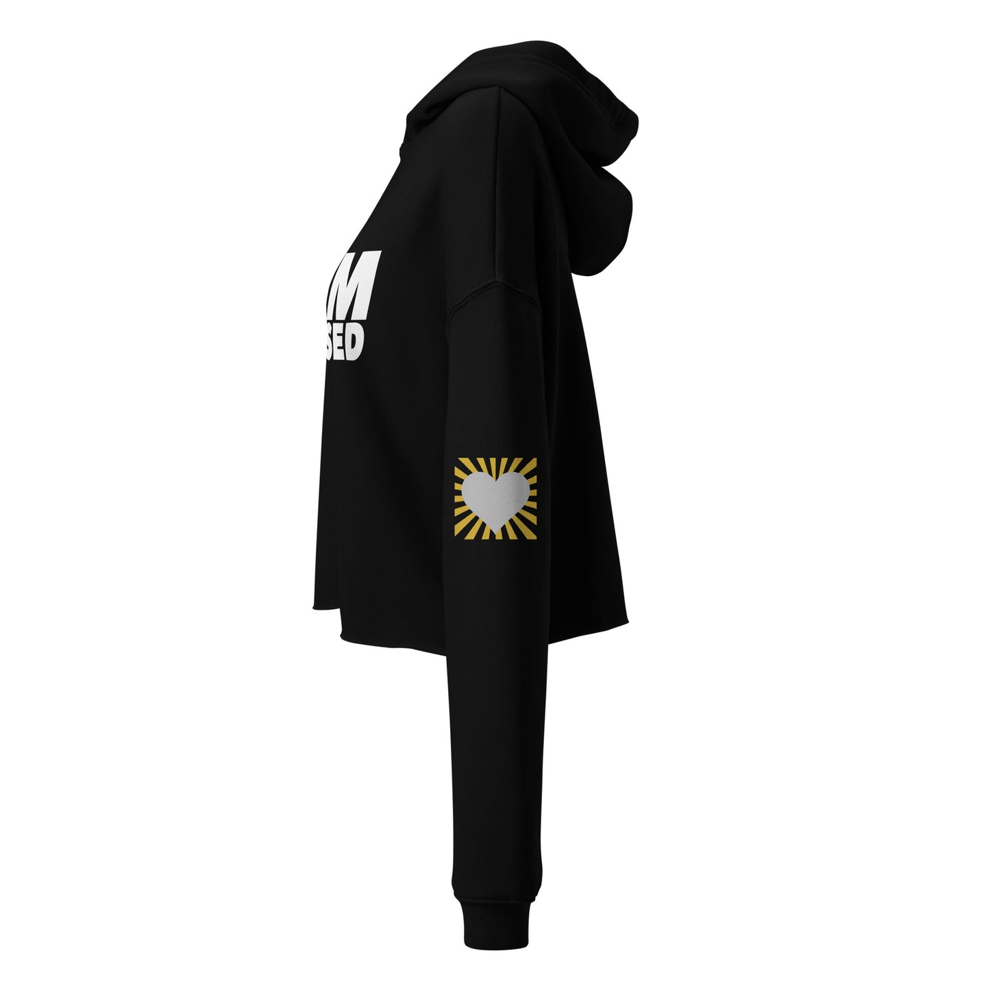 I Am Blessed Manifesting Women's Crop Hoodie