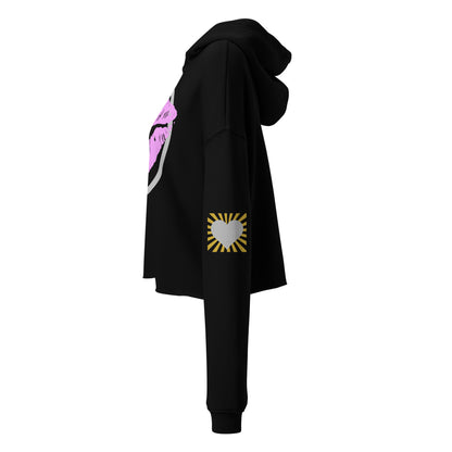 Hot Lips Women's Cropped Hoodie