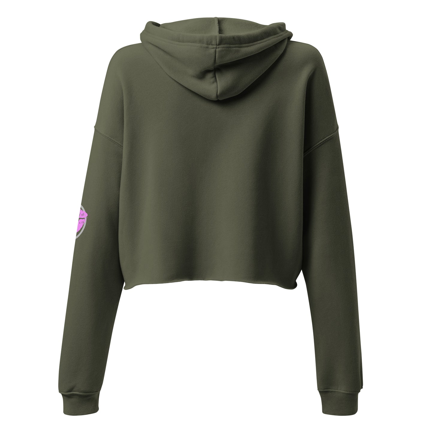 Peace in Gold Women's Cropped Hoodie