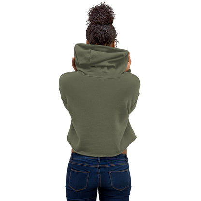 I Am Blessed Manifesting Women's Crop Hoodie