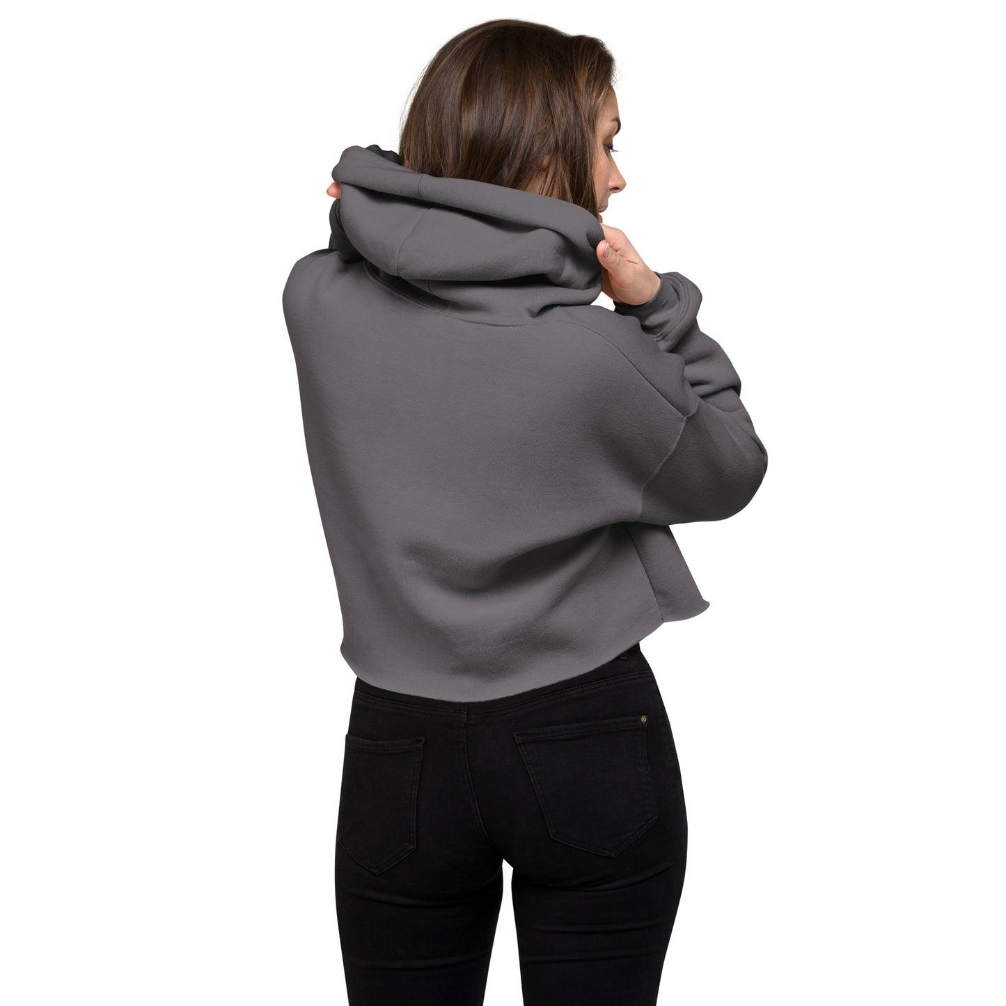 I Am Rich Manifesting Women's Crop Hoodie