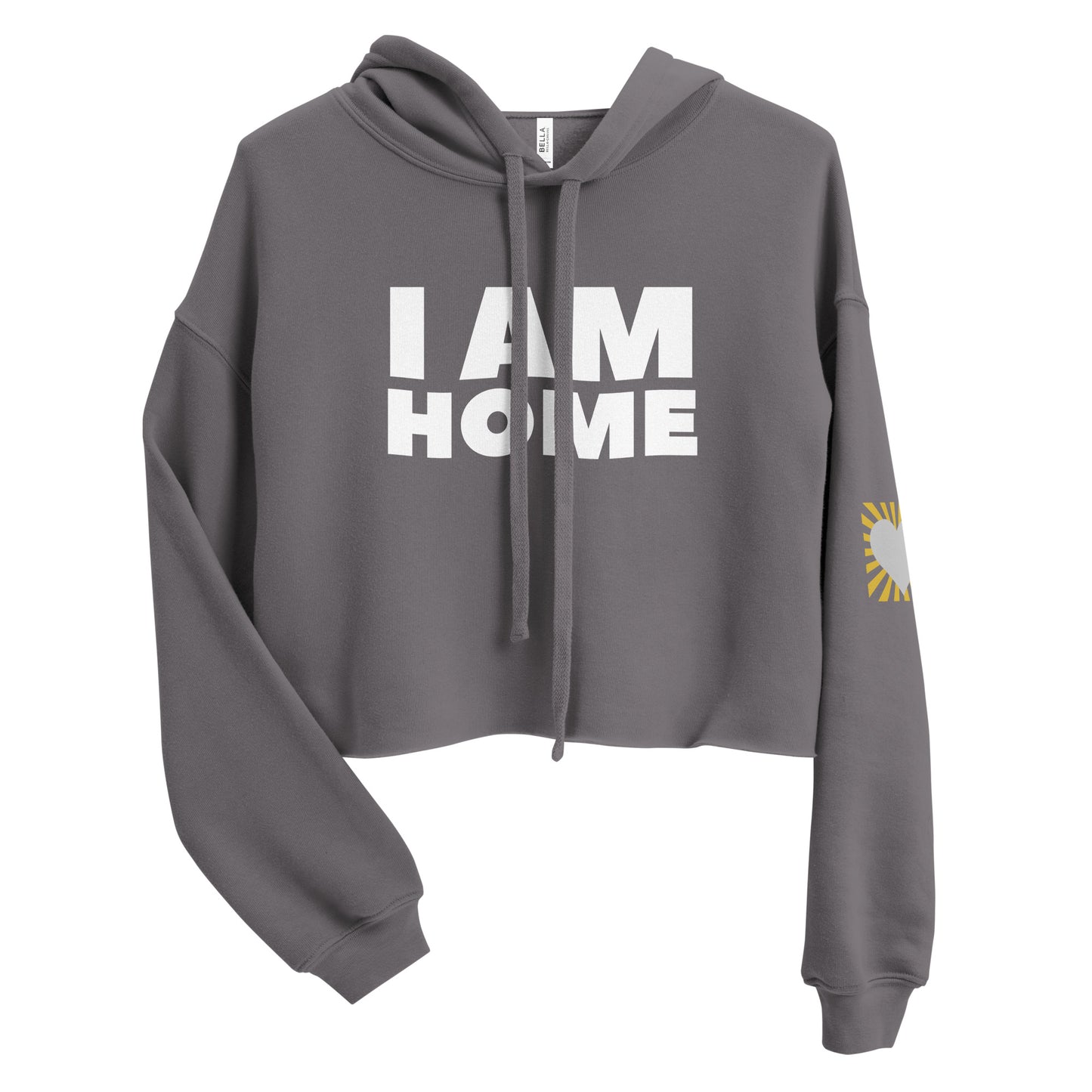 I Am Home Manifesting Women's Cropped Hoodie