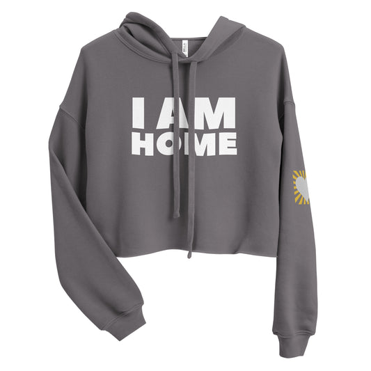 I Am Home Manifesting Women's Crop Hoodie