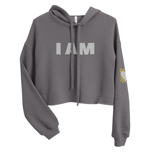 I Am Manifesting Women's Cropped Hoodie