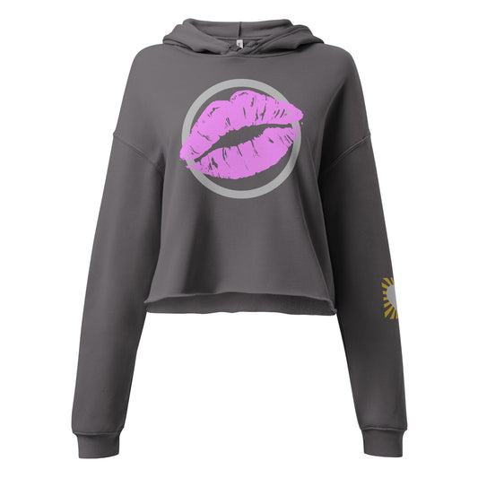Hot Lips Women's Crop Hoodie