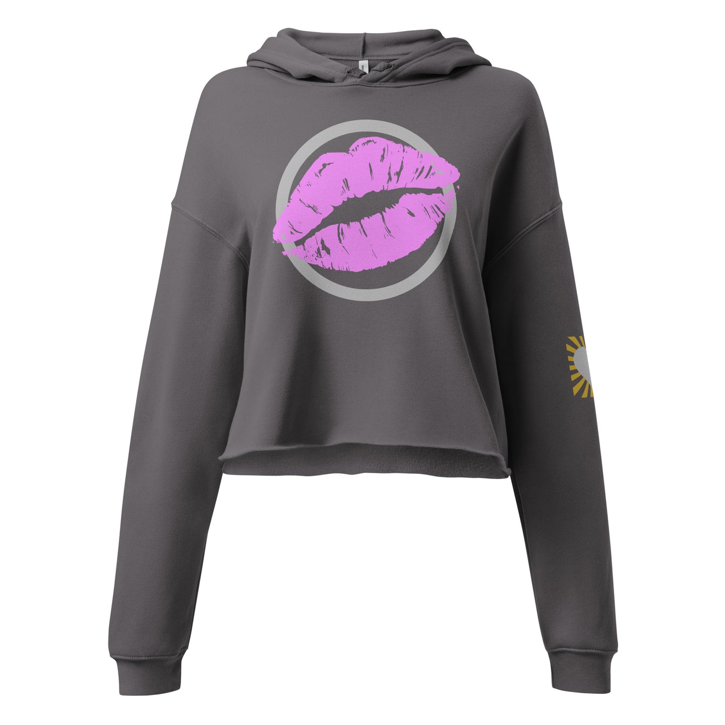 Hot Lips Women's Cropped Hoodie