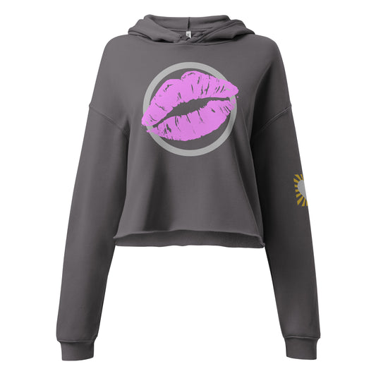 Hot Lips Women's Cropped Hoodie