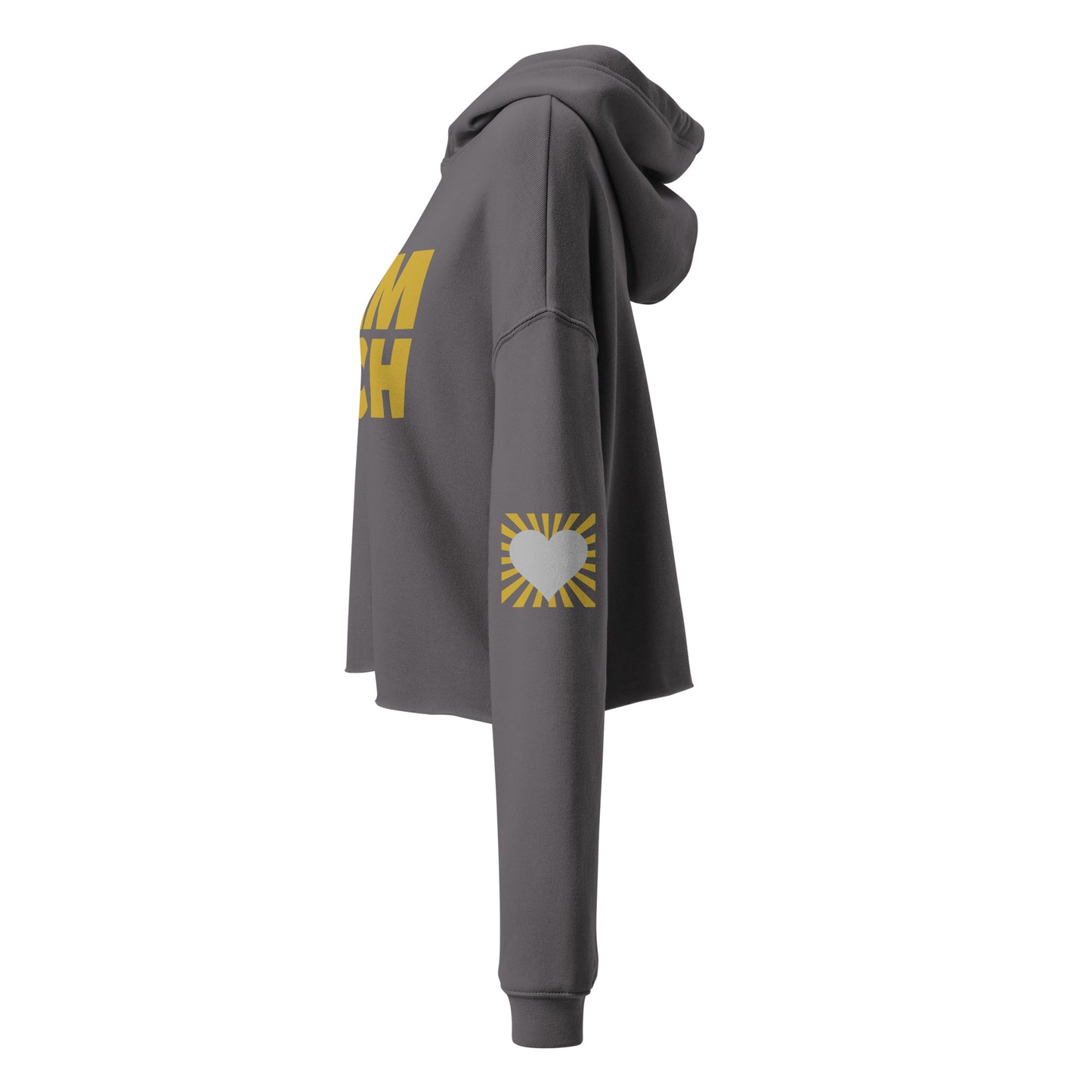 I Am Rich Manifesting Women's Crop Hoodie