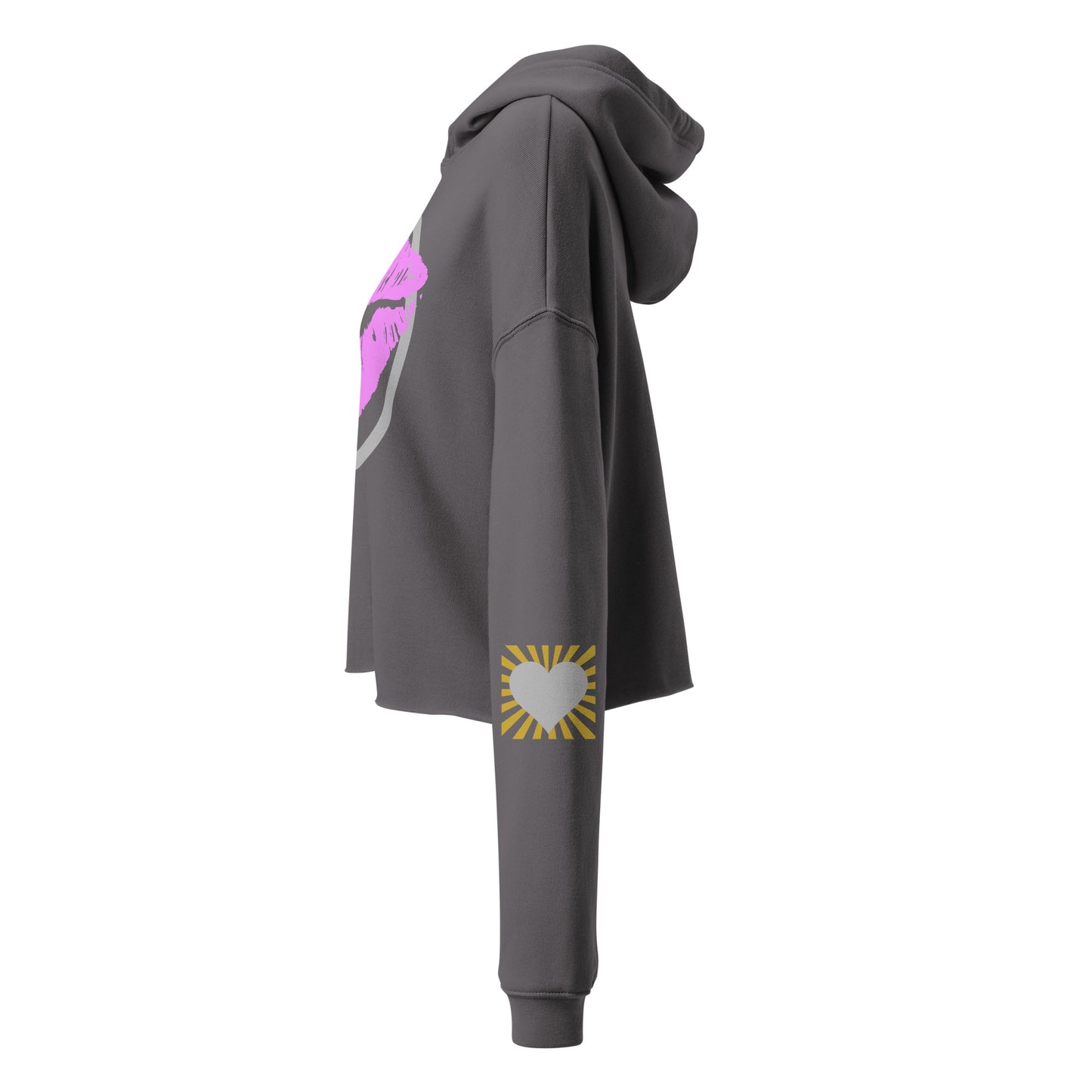 Hot Lips Women's Crop Hoodie